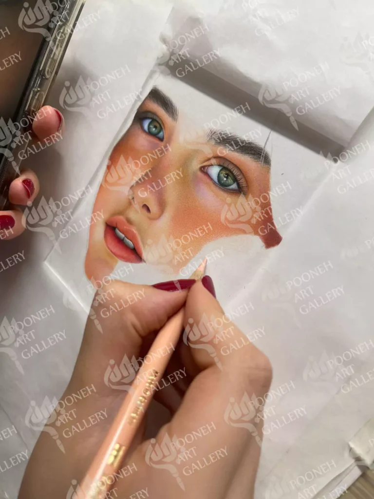 کلاس آموزش نقاشی با مدادرنگی