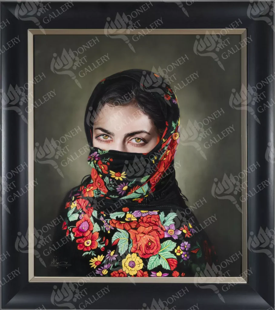 نقاشی رنگ و روغن اثر پونه پویانژاد